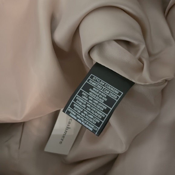 Baby Pink 100% lamb leather mini skirt - Picture 9 of 10